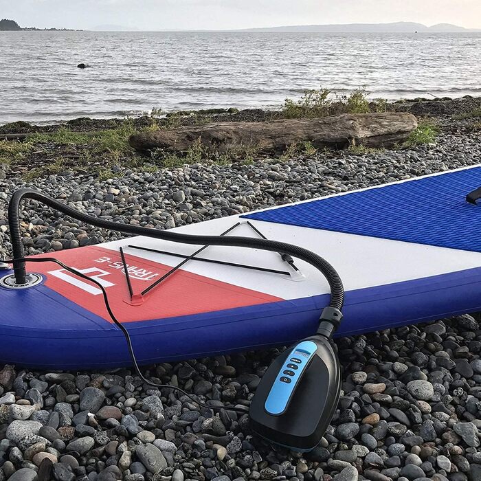 Електричний насос для SUP дошки Ruitx 16PSI, 12V, для SUP, човнів, наметів, синій