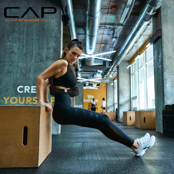 Жилет-вантаж для фітнесу CAP Barbell 13.6 кг, чорний - для жінок та чоловіків