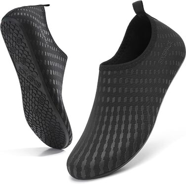 Шкарпетки для плавання та водних видів спорту Sixspace, чорні, розмір 34-47