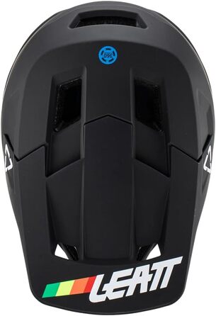 Дитячий велосипедний шолом Leatt MTB Gravity 1.0 Jr V23, чорний, XXS (51-52 см)