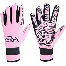 Рукавички для дайвінгу VGEBY1, 2 мм, неопренові, 5 пальців, для водного спорту, дорослі (Рожевий, S)