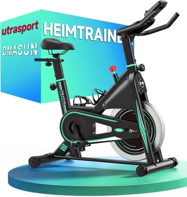 DMASUN Hometrainer: Безшумний велотренажер з регулюванням опору, LCD-дисплеєм та зручним сидінням (до 160 кг)