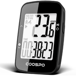 Велокомп'ютер COOSPO BC26 GPS, бездротовий, Bluetooth 5.0/ANT+, IP67, водонепроникний, 2,3