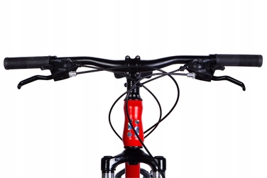 Гірський велосипед MTB Mars 26″, зріст 145–170 см, 21 швидкість, чорний/червоний