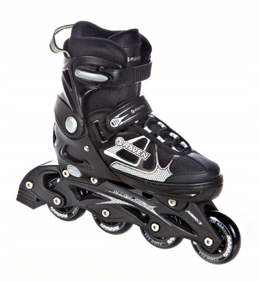 Регульовані ролики RAVEN Spirit, Black/White, розмір 37-40