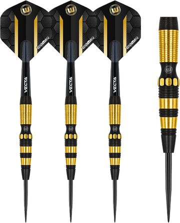 WINMAU Simon Whitlock Dynamic Special Edition 23 г професійні вольфрамові дартси з оперенням і стрижнями