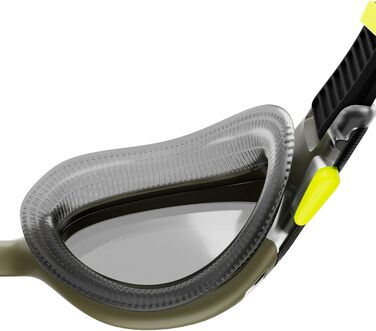 Унісекс плавальні окуляри Speedo Biofuse 2.0, димчасті, універсальний розмір, олива/чорний