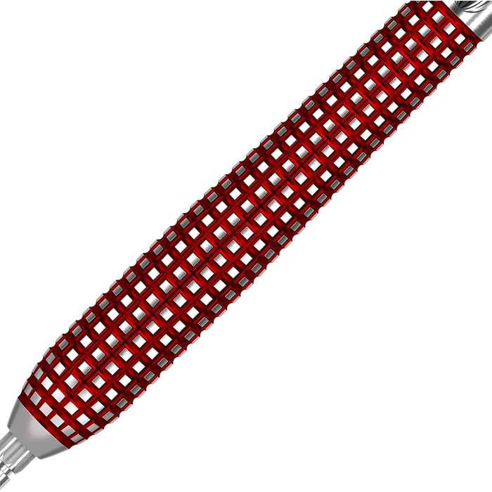 Дротики для дартсу Target Stephen Bunting Gen 4, 90% вольфрам, Swiss Point, сталь, сріблясто-червоні, 12 г
