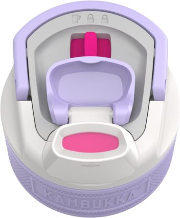 Термос Kambukka Elton Insulated Digital Lavender 600 мл, нержавіюча сталь, герметична термобутилка з кришкою Snapclean, підходить для миття в посудомийній машині, зручна ручка