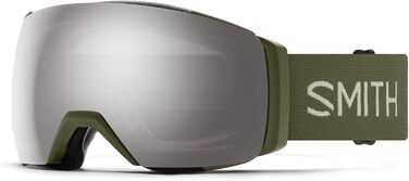 Лижна маска Smith Optics I/O MAG XL, унісекс, зелена, ChromaPop Sun Platinum Mirror, зимові окуляри