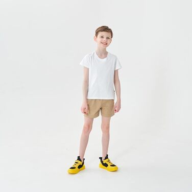 Дитячі кросівки Kinder Leicht для хлопчиків: спортивні, зручні, для занять фітнесом та активного відпочинку, розміри 28-39 EU, колір жовтий