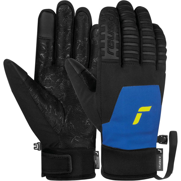 Чоловічі рукавички Reusch Raptor R-Tex XT Touch-Tec, синьо-жовті, для дорослих