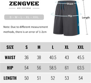 Шорти чоловічі ZENGVEE 3/5 шт. у наборі, з світловідбиваючими смугами, швидковисихаючі, дихаючі, легкі, для тренувань, спорту, воркауту (L, Bgn Blue Green)