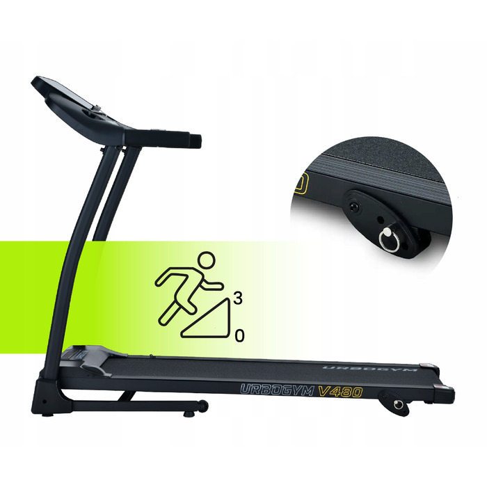 Електрична бігова доріжка Urbogym V480 (до 120 кг)