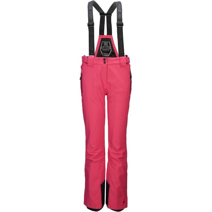 Жіночий гірськолижний костюм Killtec 2 частини - водовідштовхуючий, PFC-free, сірий/рожевий, розмір 38