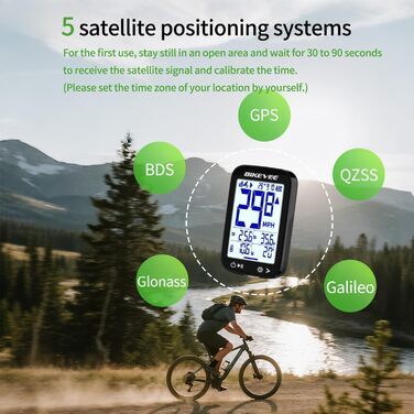 Велокомп'ютер GPS бездротовий водонепроникний 2.4