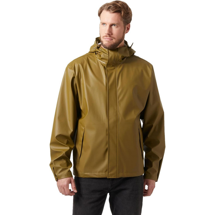 Чоловіча водонепроникна куртка Helly Hansen Essential від дощу, жовта (розмір L, Sepia)