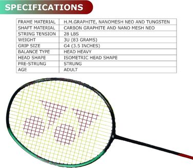 Бадмінтонна ракетка YONEX Astrox 38S, смарагдова