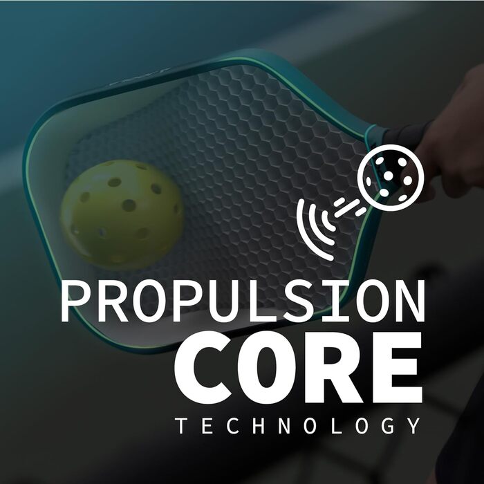 Ракетка для піклболу JOOLA Ben Johns Hyperion 3S, подовжена форма Aero Curve, пропульсивне ядро для обертання та контролю, сертифікат UPA-A, NFC-чіп