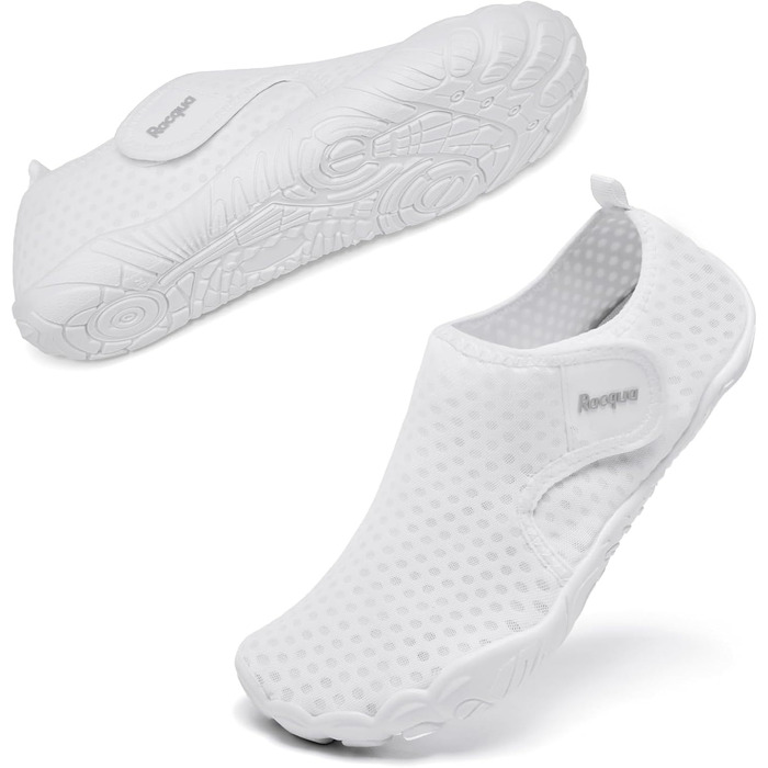 Водні черевики Raqua для жінок та чоловіків: купальні, пляжні, розмір 41 EU, Wz1109 White