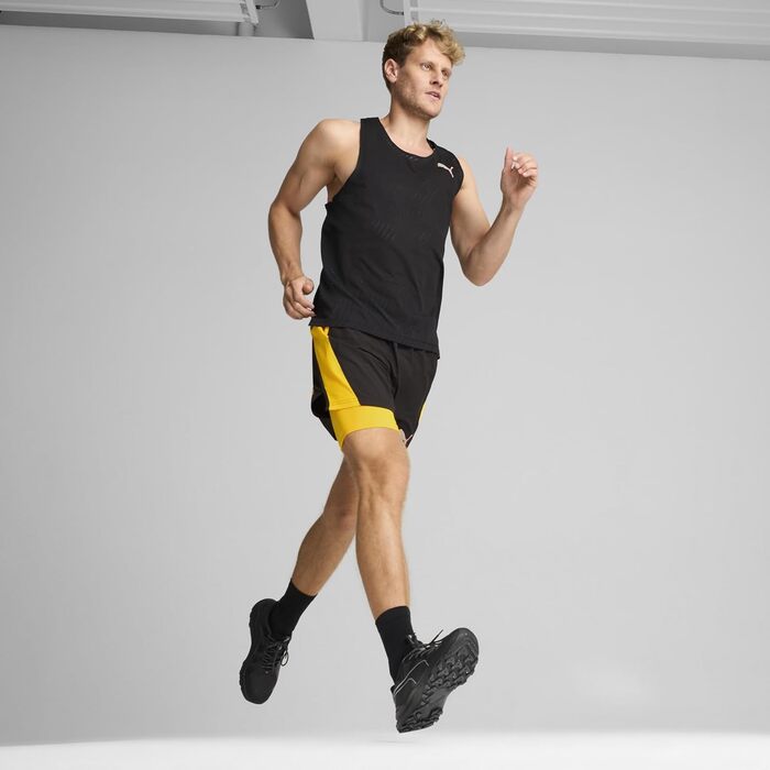 Кросівки для бігу PUMA Reflect Lite Trail PTX, унісекс, 37.5 EU, чорний/срібний/темно-сірий