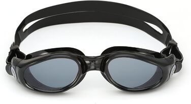 Окуляри для плавання Aqua Sphere Kaiman Regular Fit, прозорі лінзи, чорна оправа