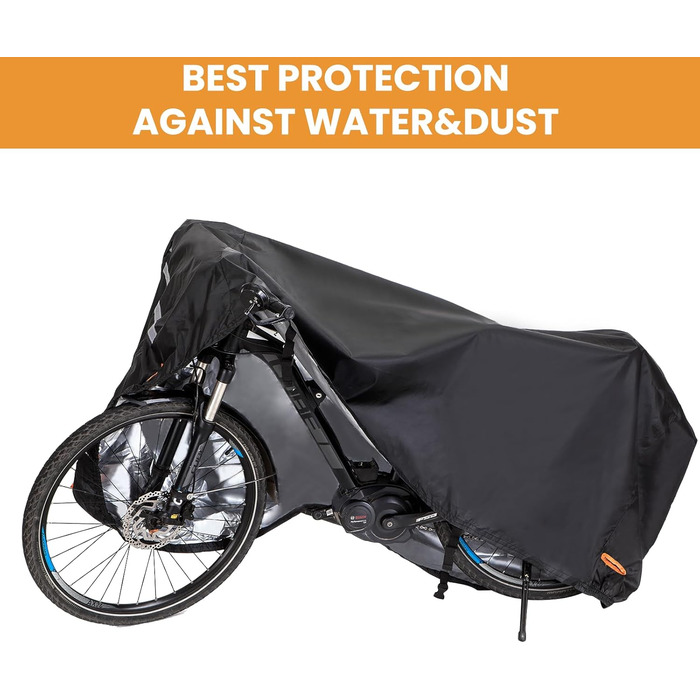 Водонепроникний чохол для велосипеда Besudo 210x120x80 см - захисна накривка для 1-2 велосипедів, E-bike, преміум якість