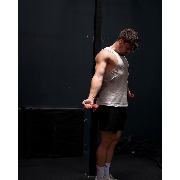 Преміум-резистентні фітнес-стрічки ATHLETIC AESTHETICS для всього тіла, набір 4 шт. (червона, чорна, фіолетова, зелена) + PDF-гайд