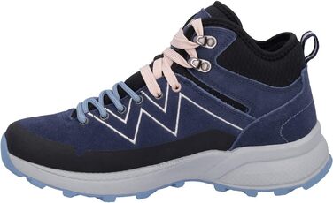 Жіночі трекінгові черевики CMP Kaleepso Mid Wmn WP, блакитно-рожевий, 40 EU