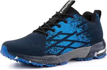 Hitmars Кросівки для чоловіків та жінок. Спортивні, для бігу та занять спортом. Чорний колір, розміри 36-48 EU (37 EU, блакитні)