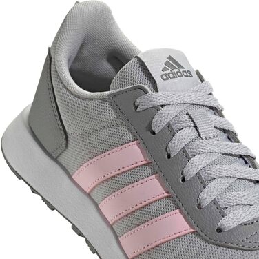 Кросівки для бігу Adidas Run 50s, 38 EU, сірий/рожевий/сірий, для жінок