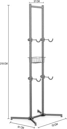 Підставка для велосипедів CXWXC на 4 велосипеда, до 70 кг, для гаража, дому, вулиці