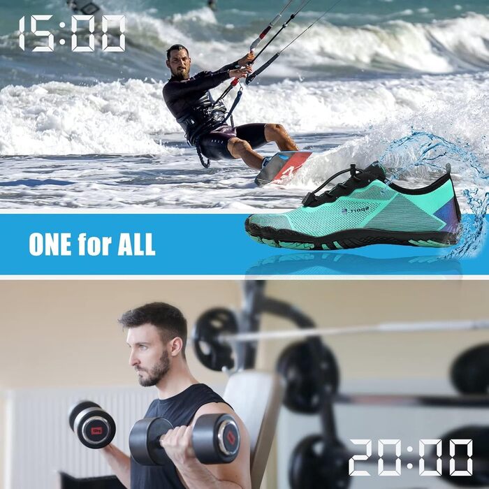 Взуття для плавання Mabove для жінок та чоловіків: шльопанці для плавання, пляжні шльопанці, шльопанці для водних видів спорту, розмір 37 EU, зелені