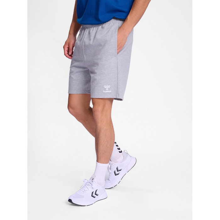 Чоловічі короткі шорти Hummel Hmlgo сірого кольору (Melange), розмір XL, з регульованою талією