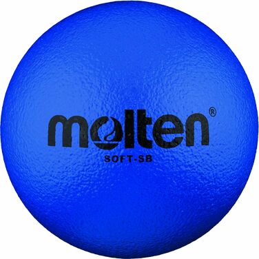 М'яч Molten Soft-SB для софтболу, синій, 180 мм, 130 г
