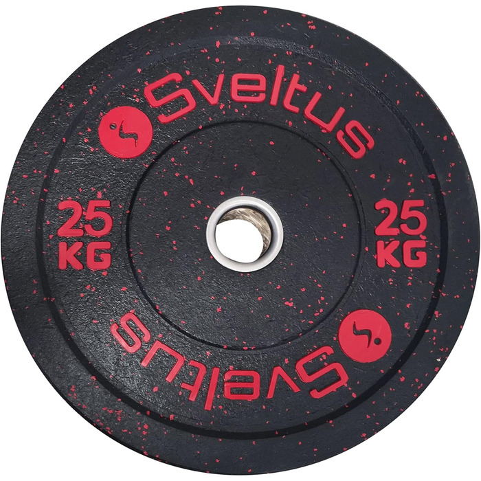 Олімпійський диск Sveltus 25 кг, гумовий