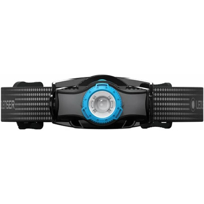 Ліхтар налобний Ledlenser MH3 Outdoor, 200 люмен, регульований фокус, дальність 130м, до 35 годин роботи, металевий кліп, з батареєю, чорний/синій