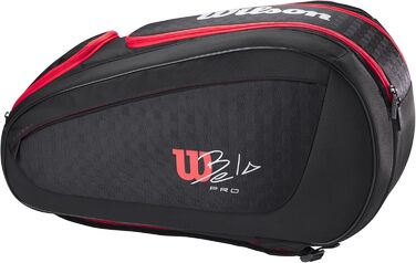 Сумка для падел Wilson Bela Super Tour Thermoguard - професійна, легка, з надійними застібками та зручним зберіганням