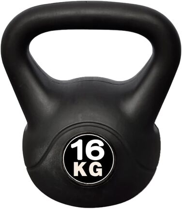 Гиря Kettlebell vidaXL 16 кг для тренувань у спортзалі