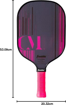 Падл для піклболу Franklin Sports Ben Johns Aspen Kern Pro Tournament з MaxGrit – 13 мм