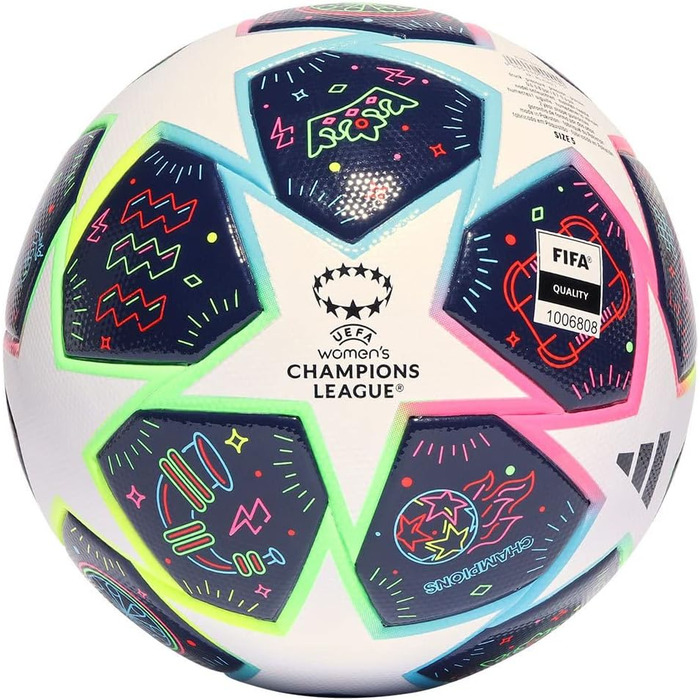 Футбольний м'яч ADIDAS WUCL LGE EHV, розмір 5, білий/мультіколор