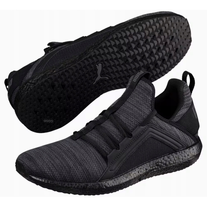 Чоловічі спортивні кросівки Puma Mega NRGY, дихаючі, чорно-сірі, розмір 42