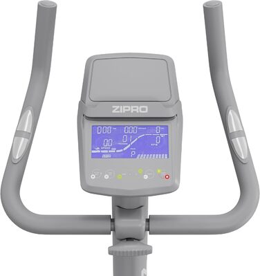 Фитнес-велотренажер Zipro Rave: велотренажер для дому, магнітний, до 120 кг, білий