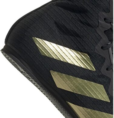 Кросівки adidas Box Hog 4 Unisex, 38 EU, чорний, золотий, сірий, чорно-сірий