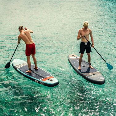 Надувний SUP-борд Movino Garda Allround 10'10' - комплект для SUP-серфінгу, 330 см (блакитний/червоний)