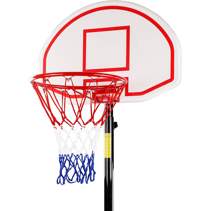 Баскетбольний кошик зі стійкою, розсувний до 305 см - професійний баскетбольний набір