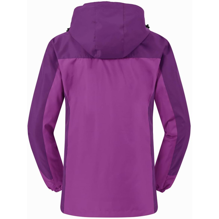 Жіноча 3-в-1 куртка Ysento: водонепроникна, вітрозахисна, з флісовою підкладкою та знімна капюшон. Функціональна зимова куртка для активного відпочинку. Розмір M, фіолетовий колір.