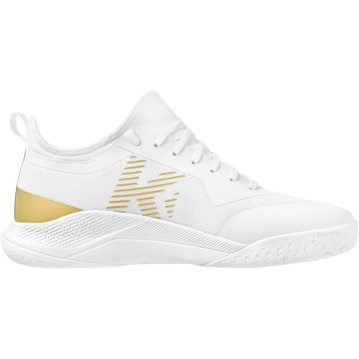 Дитячі гандбольні кросівки Kempa Kourtfly Jr – білий, червоний, чорний (36 EU, білий золотий)