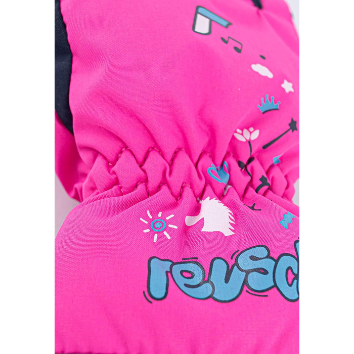 Дитячі рукавички Reusch Fingerhandschuhe III, рожево-блакитні