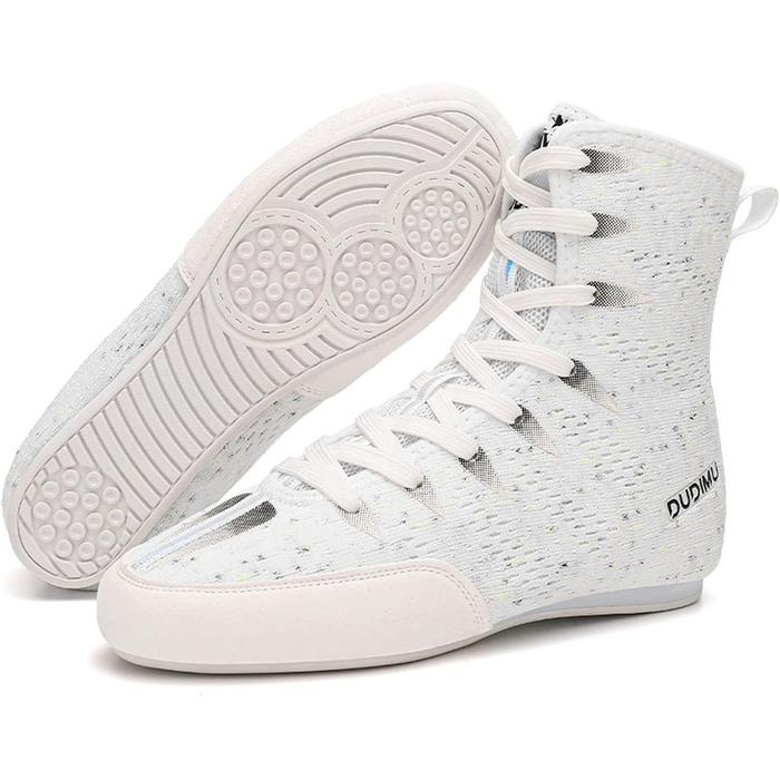 Боксерські та спортивні кросівки для чоловіків, жінок та дітей - дихаючі, з неслизькою підошвою. Ідеальні для боксу, CrossFit, важкої атлетики. Розміри 32-39 EU, колір зелений